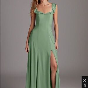 Green Bridesmaids Dress - AZAZIE ARELA Matcha